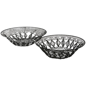 Panier en fil de fer, panier à fruits en métal en fer forgé, panier à ustensiles de cuisine, panier polyvalent - Product Image 1
