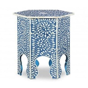 Natural Modern Design Bone Inlay <b>side</b> <b>table</b> - Product Image 1
