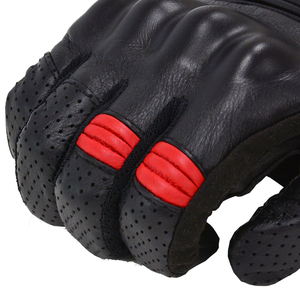 Guantes cortos de cuero con Logo personalizado, para Motocross, carreras - Product Image 4