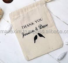 Sacs en coton à cordons, dorés, pour emballage, sac à cordon en coton, sac en coton - Product Image 4