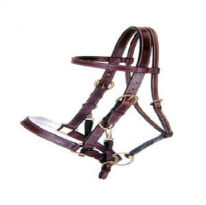 Cabestro de Cuero Premium Teñido en Tambor con Correa Acolchada de Nylon Sintético, Personalizable con Logotipo, Estilo Western - Product Image 2
