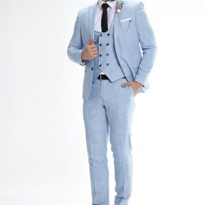 Slim fit men's <b>suit</b> 67% viscose two <b>button</b> turkish clothing, new production in Best Quality - Product Image 3
