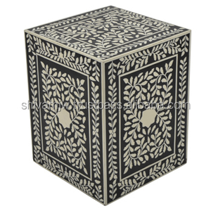 Metier Hàng Mới Về Bán Buôn Nhà Máy Giá Rẻ Đồ Trang Trí Hiện Đại Sang Trọng Bằng Gỗ Tếch Ghế Hình Vuông Cổ Điển Có Ngăn Kéo - Product Image 4