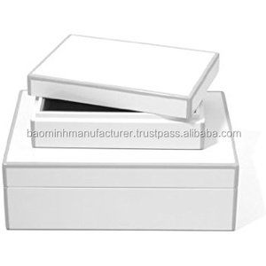 Boîte à bijoux en laque de haute brillance, boîte à bijoux avec logo imprimé personnalisé - Product Image 4