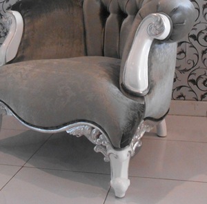 ห้องนั่งเล่นเฟอร์นิเจอร์เก้าอี้ไม้คลาสสิก - Product Image 5