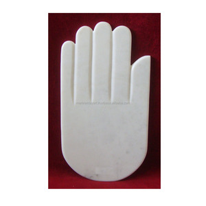 White Hand Shaped Cheese Slicer Board Chopping Board - Product Image 1