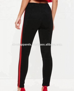 Pantalones de yoga lisos de LICRA de poliéster personalizados a granel para mujer, ropa deportiva activa para mujer, mallas deportivas de nailon y poliéster - Product Image 4