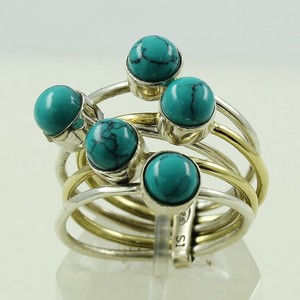 Bagues en argent sterling 925, pierres précieuses multiples, offre spéciale - Product Image 2