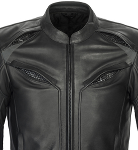 Blouson en cuir, dernier design, sur mesure, en cuir de vache véritable, col montant, imperméable, logo frontal, homme, hiver - Product Image 2
