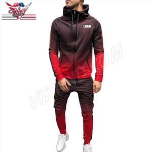 Homme décontracté Ensemble Survêtement Outwear Sport Survêtement Mode Adultes Gris Mélangé Rue porter Jogger Ensemble Gym survêtement - Product Image 2