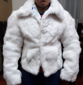 Chaqueta de piel de conejo Real para hombre - Product Image 4