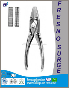 การผ่าตัดกระดูกจับยึด20.5ซม./7สแตนเลส,เครื่องมือศัลยกรรมกระดูกคีมอุปกรณ์เสริมคีมจมูกแบน, - Product Image 3