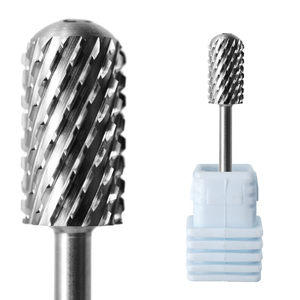 Large Barrel Smooth Top Tungsten Carbide Nail Drill Bit 3/32" 2.35mm Shank High Quality <strong>E</strong> <strong>File</strong> for Removing Extended Nails - Product Image 5