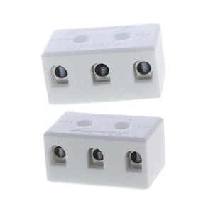 TC-503-A 3-Pin 10mm Heat Resistance Insulated <b>Terminal</b> Block - Product Image 1