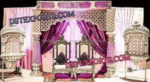 เสา Delizio จัดงานแต่งงานสุดหรูบนเวทีแต่งงานเส้นใยลอนดอนเวทีจัดงานแต่งงานที่งดงามยิ่งใหญ่สหรัฐอเมริกา - Product Image 3