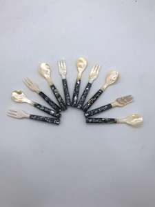 Cuchara de concha de mar Natural, cuchara de caviar de perla - Product Image 4