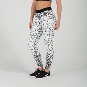 Pantalones de yoga sin mangas de poliéster/nylon de secado rápido personalizados, de cintura alta elástica, al por mayor, ropa deportiva de moda. - Product Image 5
