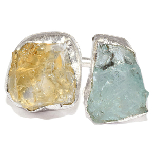 Surpasing Aquamarine-anillos de plata de ley 925, joyería de plata en línea, venta al por mayor - Product Image 2