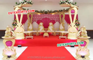 Mandap de Madera para Bodas, Decoración de Boda de Diseño, Mandap con Diseño Elegante, Fabricante de Escenarios Mandap, Venta 2026, Decoración para Eventos en EE. UU. - Product Image 6