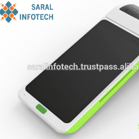 Terminal POS Mobile Android Portabel Saral S910 Slim dengan Pembaca/Penulis Kartu Pintar EMV, Printer Grafis Termal, Layar LCD 5.5 inci