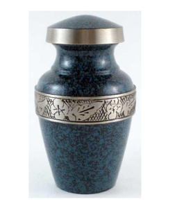 Super Quality Indian Wholesale Gold Classic <b>Keepsake</b> Cremation Urns With Pewter Finished Neck With Low Prices - Product Image 2