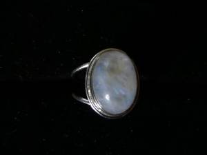 rainbow <b>Moonstone</b> <b>Ring</b> Oval Round Pear square Rectangle Natural Gemstone Stone Cabochon 925 Sterling Silver - Product Image 4