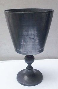 Tazón para servir de mesa de aluminio y Metal personalizado hecho a mano con mango, frutas plateadas niqueladas para comida, gran oferta - Product Image 3