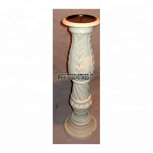 Bougeoir en bois décoratif sculpté à la main de haute qualité pour l'événement de mariage de salon et Noël - Product Image 1
