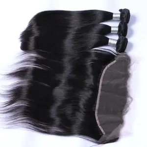 Натуральные Прямые вьетнамские волосы с передней частью