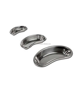 Plateau manuel de rein de cuvette de bassin creux chirurgical d'hôpital fait de source d'alimentation manuelle durable d'acier inoxydable - Product Image 4