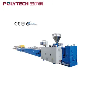 2018 New Design PVC/UPVC Profile Extrusion Making Machine/Production Line For Decorative Material Plastic Extruders