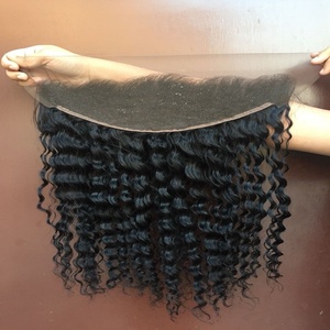 ผมบริสุทธิ์100% ผมอินเดียบราซิลออนไลน์ขายคลื่นมหาสมุทร13X4ลูกไม้ Fontal - Product Image 2