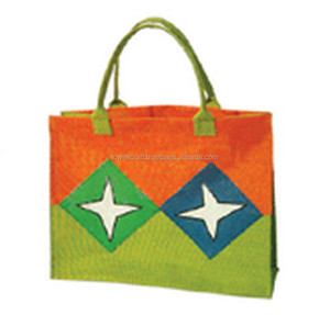 Latest Lowell Designer <b>Craft</b> Medium Jute Tote <b>Bag</b> Eco-friendly Reusable logo Custom Geometric Pattern Rope Handle Shopping <b>Bag</b> - Product Image 1