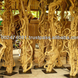 Sculpture de liane de vigne en bois Thaïlande - Product Image 1