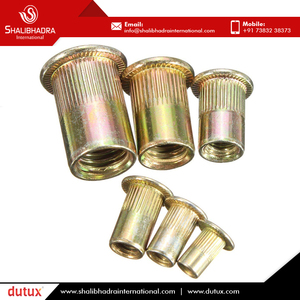Inserto moleteado recto de latón M8 de alta calidad Excelente para sujetadores ampliamente demandados y fácilmente disponibles - Product Image 2