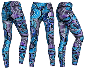 กางเกงเลคกิ้งออกแบบกำหนดเองสำหรับผู้หญิง,กางเกงโยคะฟิตเนสสีสันสดใสเลคกิ้งสำหรับร้านค้าและร้านค้าของคุณ - Product Image 6