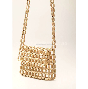 Sac à main en perles naturelles de luxe pour femme, sacs de soirée en perles - Product Image 5