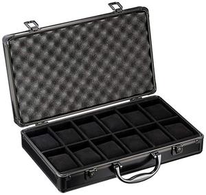 <span class=keywords><strong>Valigetta</strong></span> in <span class=keywords><strong>Alluminio</strong></span> Antiurto e Impermeabile per 12 Orologi Grandi - Product Image 3
