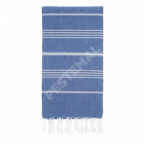 Wholesale Pure Pestemal 100% Cotton <b>Beach</b> <b>Towel</b> Super Absorbent With Custom Logo Print Sand Free for Home or Bath Use - Product Image 1