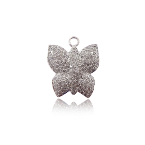 Pendentif Design papillon en argent massif 925 par Metarock jewelry, cadeau pour elle - Product Image 1