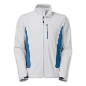 Waterproof 100% polyester soft shell jacket