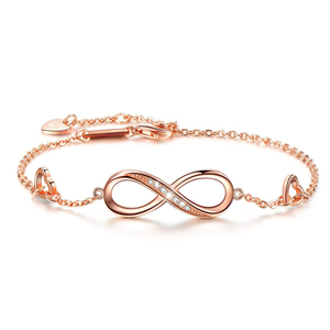 <span class=keywords><strong>Infinity</strong></span> <span class=keywords><strong>Bracciale</strong></span> In Argento Sterling 925 Regolabile Cz <span class=keywords><strong>Infinity</strong></span> Braccialetto - Product Image 2