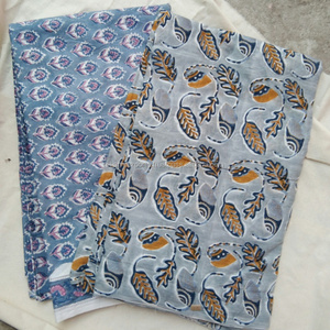 Tela de algodón con estampado de bloques a mano de alta calidad para muebles de cama para el hogar, accesorios para bolsos y prendas de vestir tela impresa de materia prima - Product Image 2