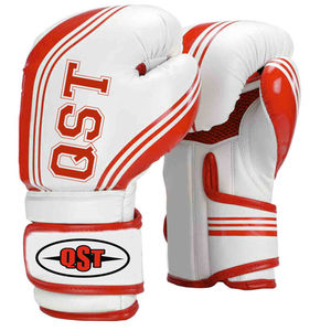 High Quality Leather <b>Molded</b> Foam Training Gloves with <b>Hand</b> Grips for Boxing MMA Muay Thai Kickboxing Gloves - Product Image 3