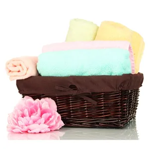 Juegos de toallas de baño pequeñas multicolores para niños Algodón puro Mejor diseño Fabricante de toallas de baño de color sólido en India - Product Image 1