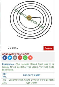 Fil de gong pour horloges GS 2250 Outils de bijouterie - Product Image 2