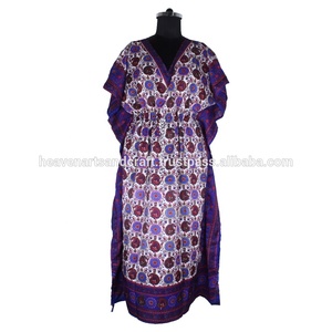 Vestido largo holgado informal con estampado Floral, caftán largo - Product Image 2