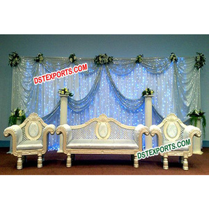 Juego de sofá de escenario de recepción de boda portátil Muebles DE BODA elegantes - Product Image 1
