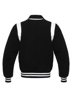 Veste de baseball universitaire en laine tricotée à fermeture éclair tendance hiver 2026, grande taille, coupe-vent - Product Image 2