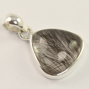 Bijoux en argent Sterling 925, pendentif 2018, pierre précieuse en QUARTZ torsadé naturel, joli - Product Image 1